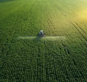 Ground application on row crops